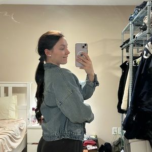 GARAGE Oversized Boyfriend Jean Jacket